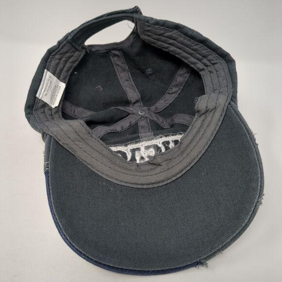 Chicago Strapback Hat Blue One Size Adjustable Embroidered 6 Panel - Picture 6 of 8